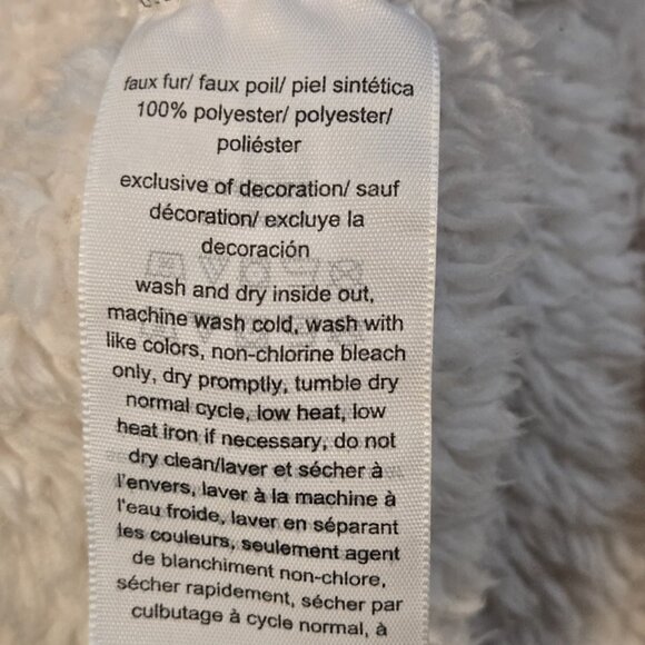 WOMENS TOMMY HILFIGER 1/4 ZIP SHERPA FAUX FUR SUPER SOFT SWEATER LARGE EUC (846) - Picture 5 of 6